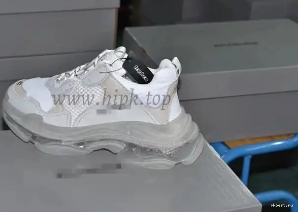 PK ship Paris ready God triple retail official white s to 2019 with sole version newest Balencia true materials 0316