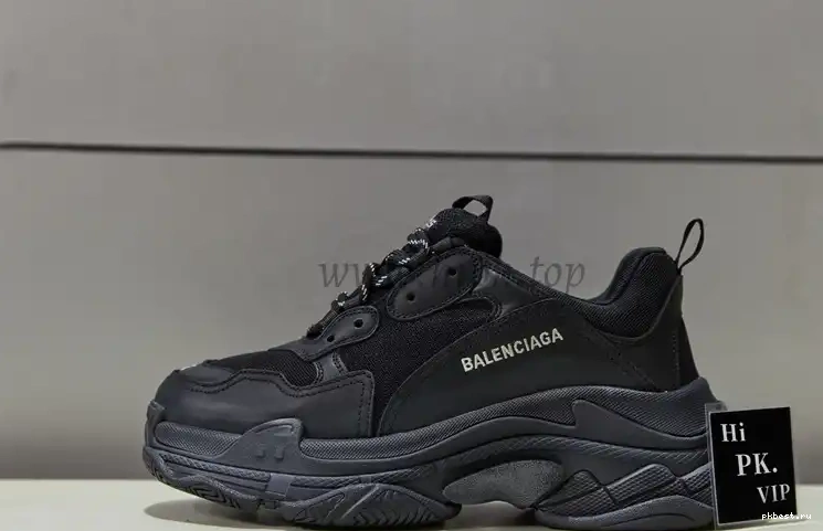 ship ready triple s sole retail PK with newest Paris Balencia God materials black2019 all version official to 0317