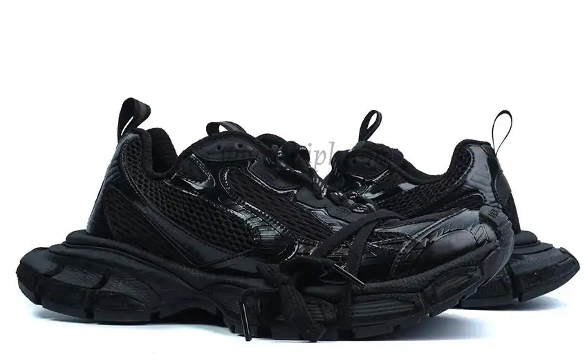 READY Sneaker SHIP 3XL Worn OutBlack PK Balenciaga MATERIALS TO God RETAIL 0319