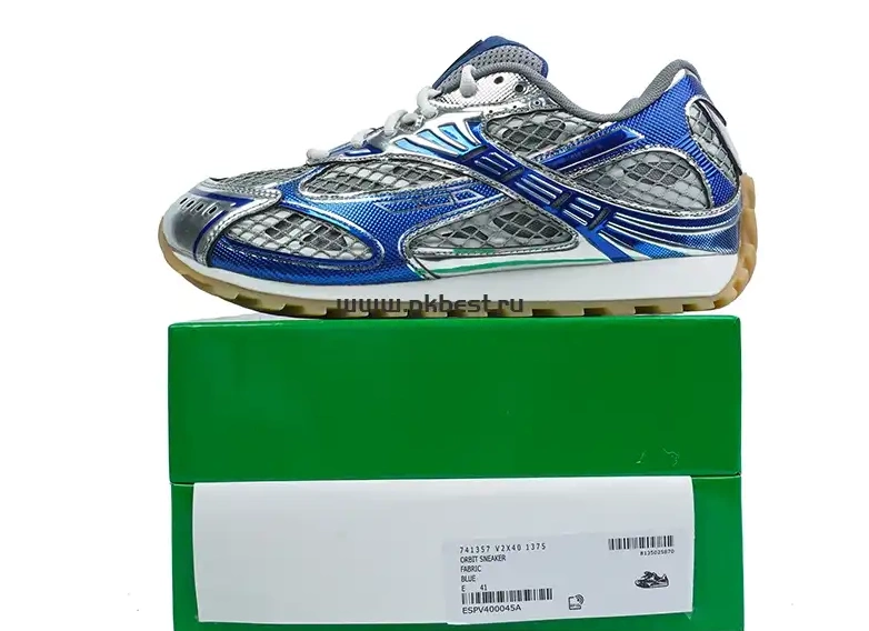  READY Silver GOD Veneta PK RETAIL blue MATERIALS SHIP Bottega TO Orbit 0313