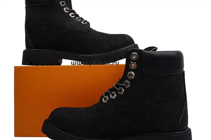 MATERIALS x READY RETAIL PK VUITTON TO Timberland Cow SHIP LOUIS leather black GOD 0314