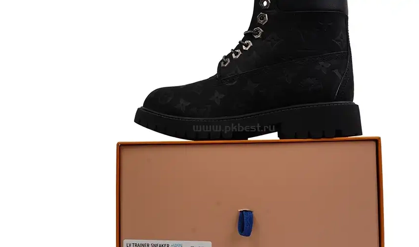 MATERIALS x READY RETAIL PK VUITTON TO Timberland Cow SHIP LOUIS leather black GOD 0314