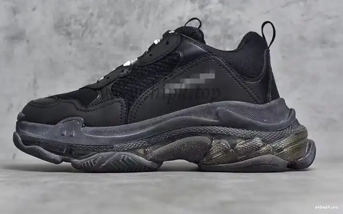 ship ready triple s sole retail PK with newest Paris Balencia God materials black2019 all version official to 0317