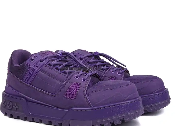 RETAIL Maxi purple LOUIS MATERIALS GOD VUITTON TO  Trainer SHIP PK READY 0319