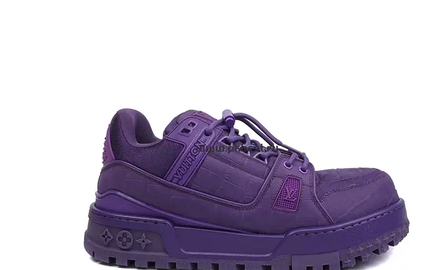 RETAIL Maxi purple LOUIS MATERIALS GOD VUITTON TO  Trainer SHIP PK READY 0319