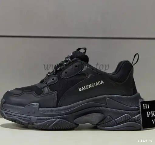 Balenciaga TO Sneaker Black 3XL READY SHIP RETAIL MATERIALS PK God White 0317