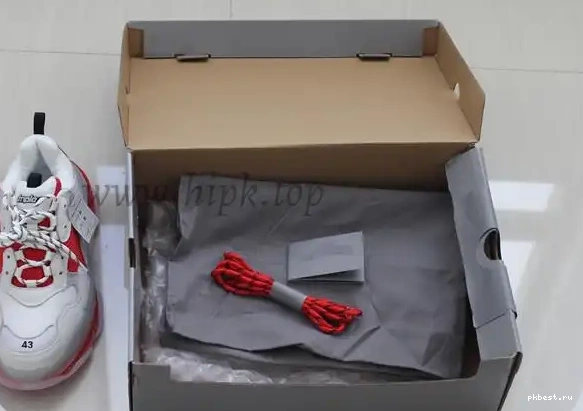 SOLE S TO TRIPLE PK GOD READY White 19ss SHIP PARIS and CLEAR Red TRAINER 0317