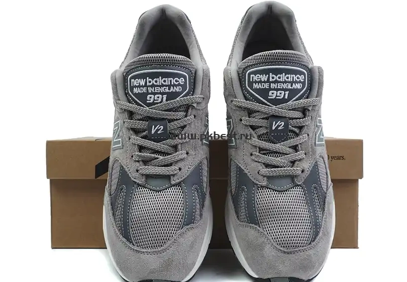 New Balance PK TO GOD 991v2 SHIP READY RETAIL “Grey” MATERIALS 0316