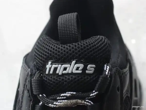 GOD TRIPLE S Paris TRAINER all black 0316