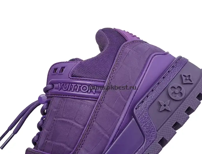 RETAIL Maxi purple LOUIS MATERIALS GOD VUITTON TO  Trainer SHIP PK READY 0319