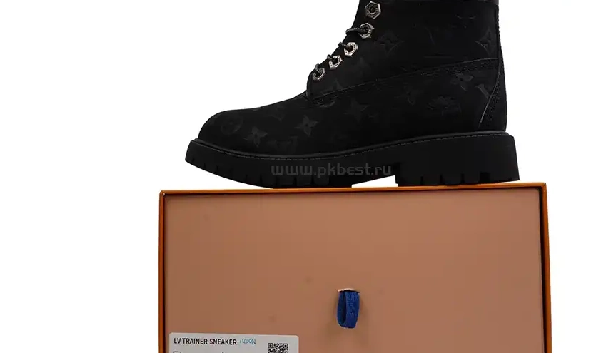 MATERIALS x READY RETAIL PK VUITTON TO Timberland Cow SHIP LOUIS leather black GOD 0314