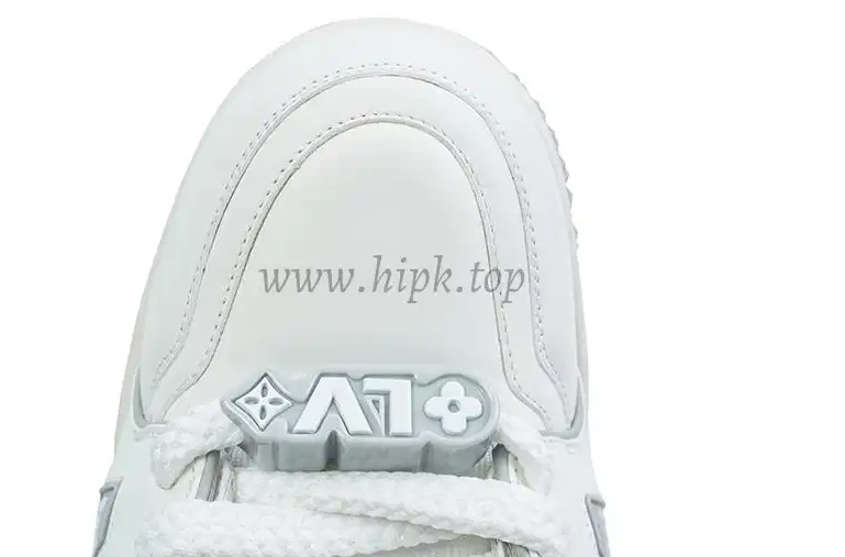 Maxi MATERIALS Grey Vuitton SHIP Trainer RETAIL READY TO God White PK Louis 0316