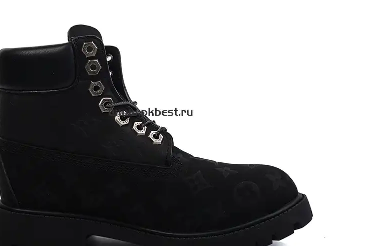 MATERIALS x READY RETAIL PK VUITTON TO Timberland Cow SHIP LOUIS leather black GOD 0314