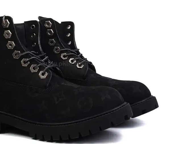 MATERIALS x READY RETAIL PK VUITTON TO Timberland Cow SHIP LOUIS leather black GOD 0314