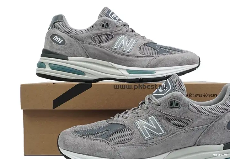 New Balance PK TO GOD 991v2 SHIP READY RETAIL “Grey” MATERIALS 0316