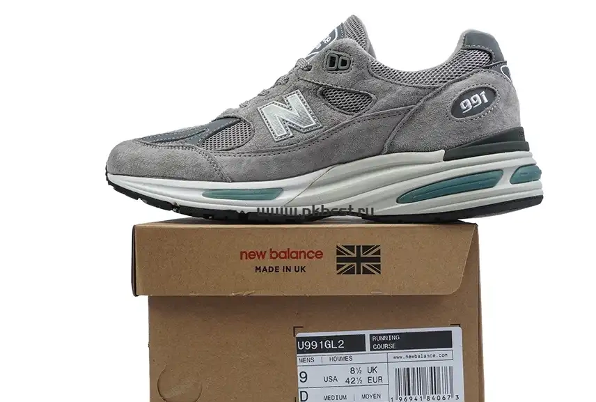 New Balance PK TO GOD 991v2 SHIP READY RETAIL “Grey” MATERIALS 0316