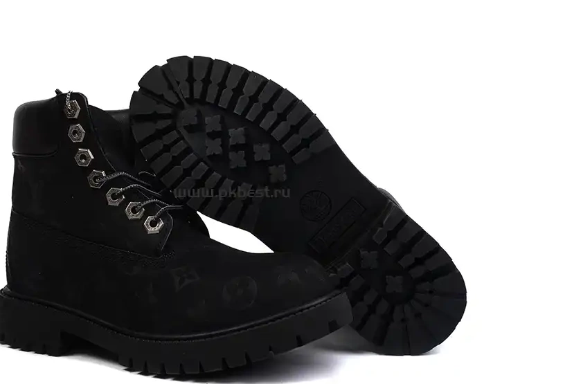 MATERIALS x READY RETAIL PK VUITTON TO Timberland Cow SHIP LOUIS leather black GOD 0314