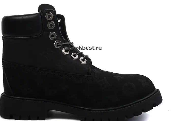 MATERIALS x READY RETAIL PK VUITTON TO Timberland Cow SHIP LOUIS leather black GOD 0314