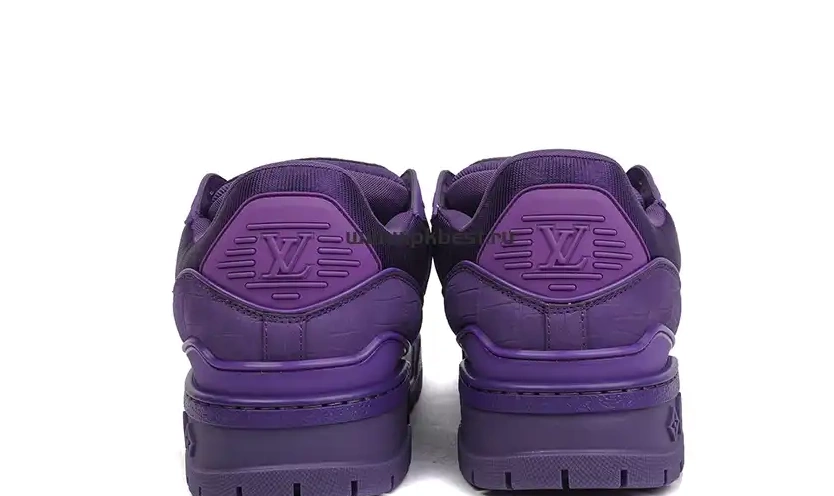 RETAIL Maxi purple LOUIS MATERIALS GOD VUITTON TO  Trainer SHIP PK READY 0319