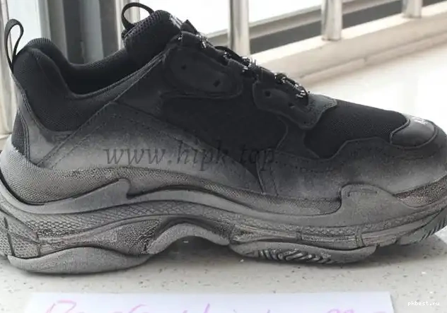 GOD TRIPLE S Paris TRAINER all black 0316