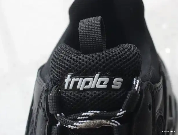 GOD TRIPLE S Paris TRAINER all black 0316