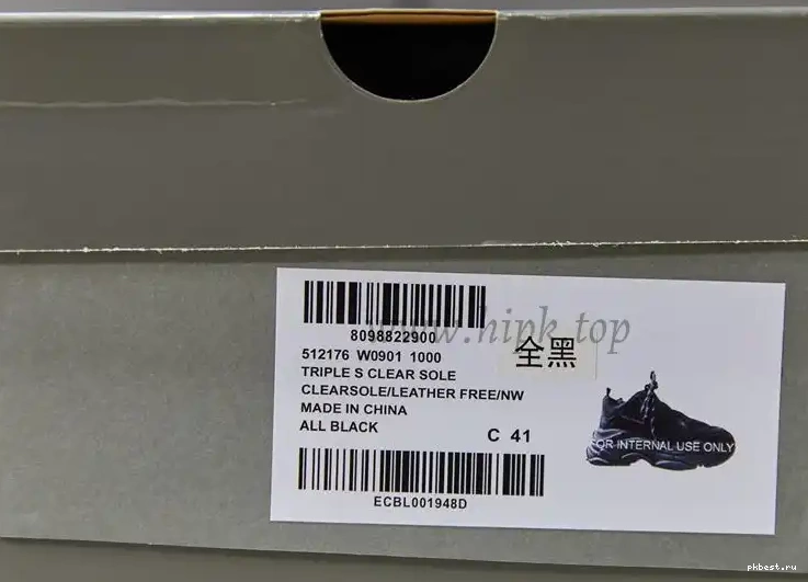 ship ready triple s sole retail PK with newest Paris Balencia God materials black2019 all version official to 0317