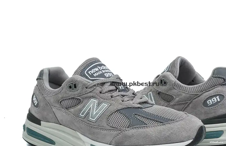 New Balance PK TO GOD 991v2 SHIP READY RETAIL “Grey” MATERIALS 0316