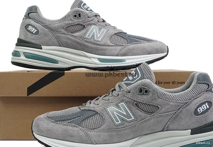 New Balance PK TO GOD 991v2 SHIP READY RETAIL “Grey” MATERIALS 0316